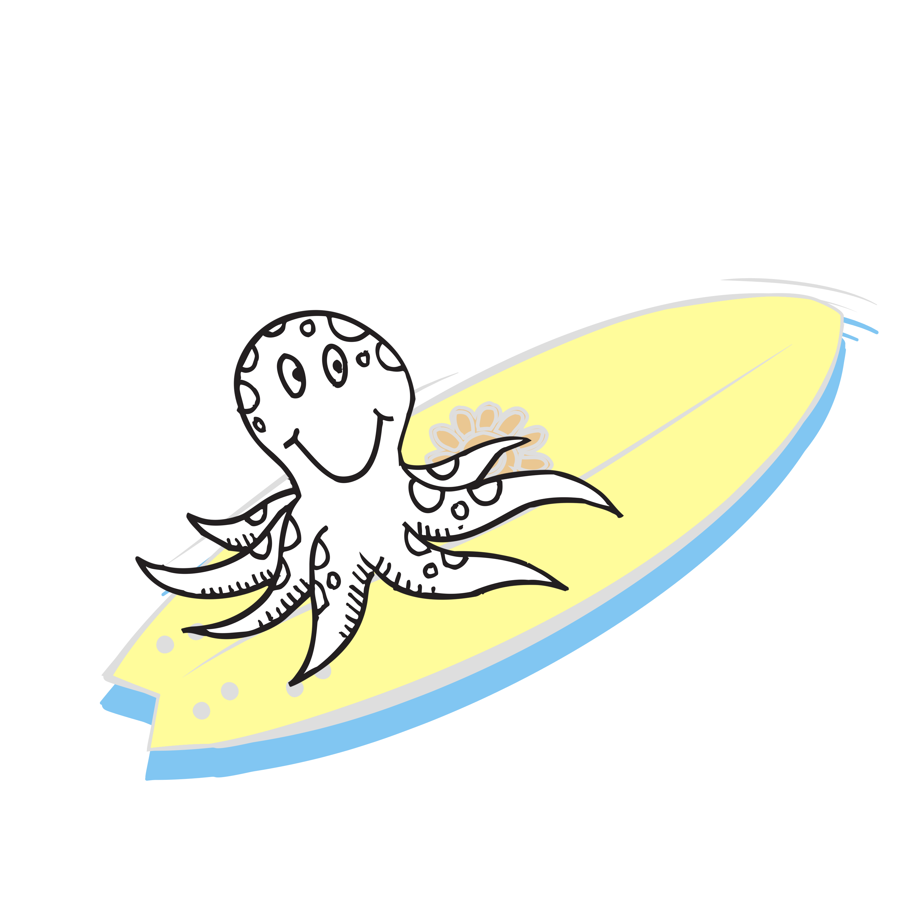 Octopus-Surfboard